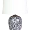 Oriel Lighting Pippi Swirled Complete Table Lamp