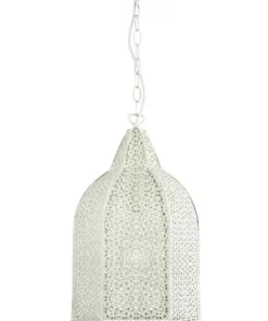 Oriel Lighting Istanbul Wrought Pendant Light Antique White