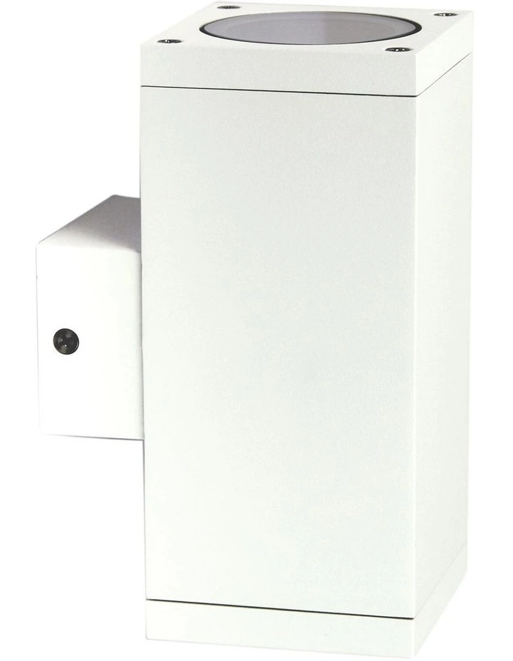 Oriel Lighting Kube Twin Exterior Light White 1 Oriel Lighting Kube Twin Exterior Light White