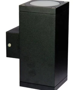 Oriel Lighting Kube Twin Exterior Light Black