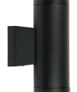 Oriel Lighting Metro Twin Exterior Light Black
