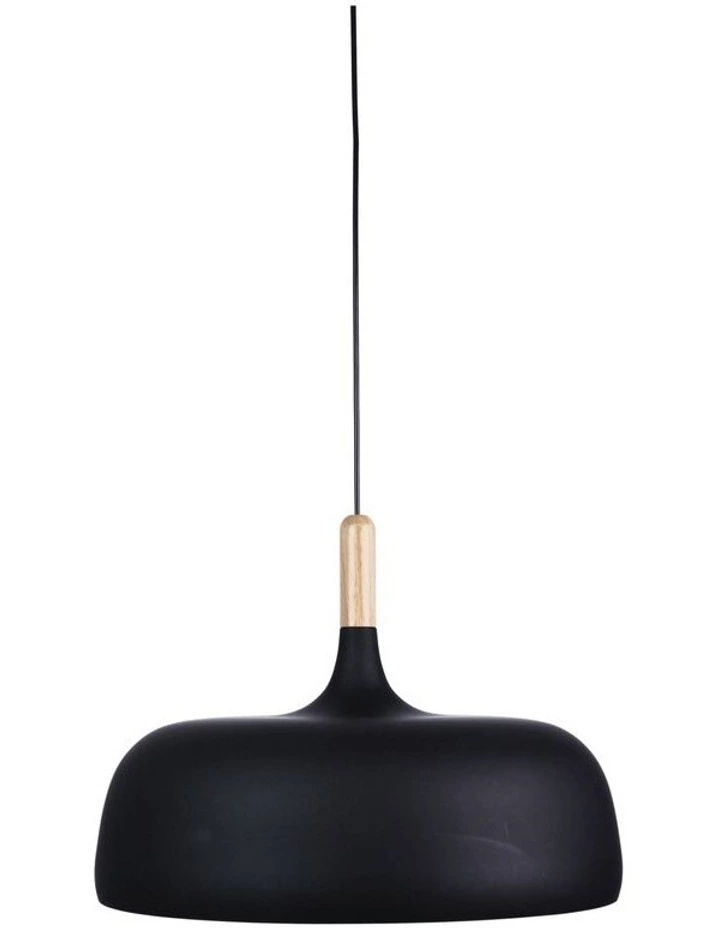 Oriel Lighting Malt 48cm Scandustrial Designed Pendant Black 1 Oriel Lighting Malt 48cm Scandustrial Designed Pendant Black