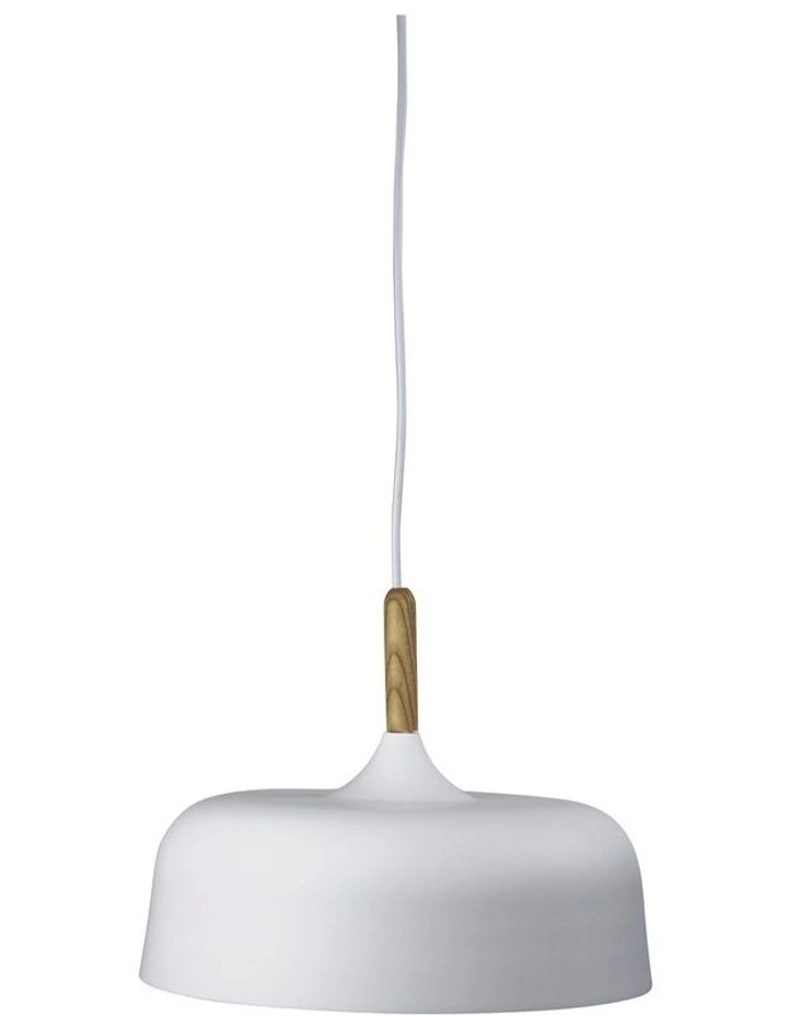 Oriel Lighting Malt 32cm Modern Pendant Light White 1 Oriel Lighting Malt 32cm Modern Pendant Light White