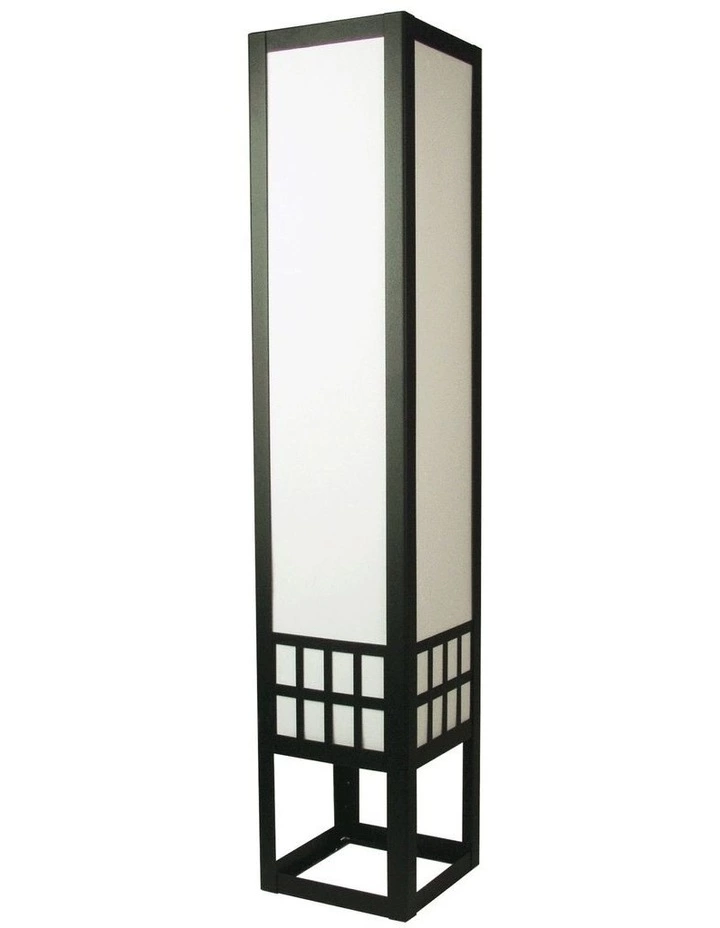 Oriel Lighting Sojo Chinese Style Black Framed Floor Lamp 1 Oriel Lighting Sojo Chinese Style Black Framed Floor Lamp