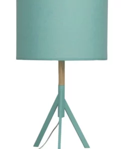Oriel Lighting Micky Complete Table Lamp Green