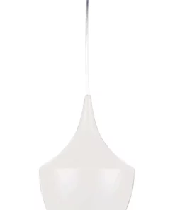 Oriel Lighting Chino 3 Metal Shade Pendant Light White