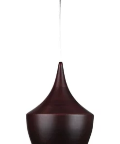 Oriel Lighting Chino 3 Metal Shade Pendant Light Brown