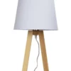 Oriel Lighting Edra Scandinavian-Style Table Lamp White
