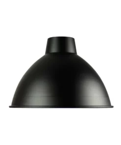 Oriel Lighting Yard Industrial Style Shade 47cm Black