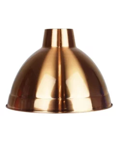 Oriel Lighting Yard Industrial Style Shade 35cm Brushed Copper