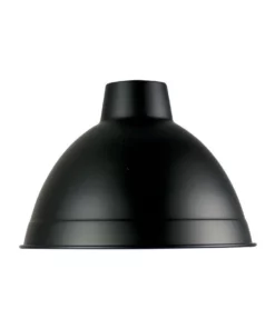 Oriel Lighting Yard Industrial Style Shade 35cm Black