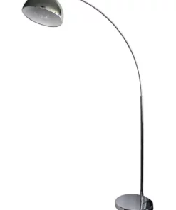 Oriel Lighting DomeArc Retro Floor Lamp Chrome