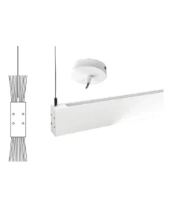 Oriel Lighting Slate Contemporary LED Pendant Light White