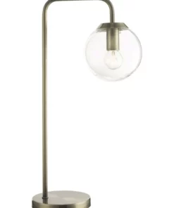 Oriel Lighting Newton Table Lamp Antique Brass