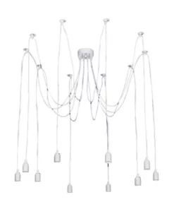 Oriel Lighting Philly Ten Light Suspension Pendant Light White