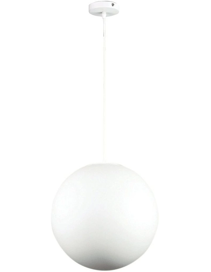 Oriel Lighting Phase Acrylic Sphere Pendant Light 30cm 1 Oriel Lighting Phase Acrylic Sphere Pendant Light 30cm