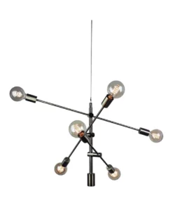 Oriel Lighting Chelsea 6 Light Pendant Light Antique Brass