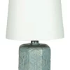 Oriel Lighting Bikki Complete Table Lamp Duck-Egg Blue