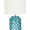 Oriel Lighting Casbah Moorish Table Lamp Blue