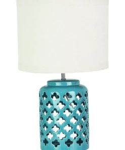 Oriel Lighting Casbah Moorish Table Lamp Blue