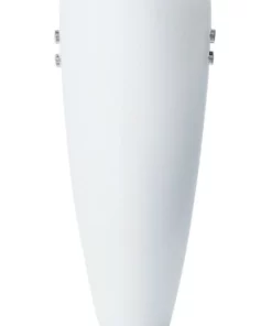 Oriel Lighting Nova Wall Light in Opal Matt / Chrome