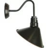 Oriel Lighting Derwent Industrial Vintage Style Wall Light OIL RUBBED BRONZE