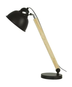 Oriel Lighting Steam Scandustrial Desk Lamp Black