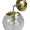 Oriel Lighting Newton Wall Light Brushed Brass
