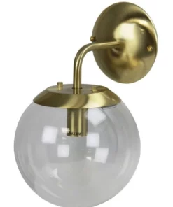Oriel Lighting Newton Wall Light Brushed Brass