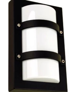 Oriel Lighting Trio Mini Exterior Bulkhead Light Black