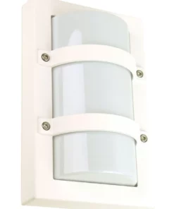 Oriel Lighting Trio Mini Exterior Bulkhead Light White