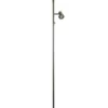 Oriel Lighting DAXAM LED Twin Adjustable Antique Brass Floor Lamp
