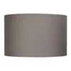 Oriel Lighting 40cm Lamp Drum Shade - Putty Burlap
