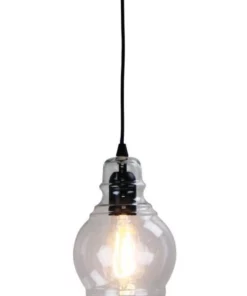 Oriel Lighting Auburn.3 Clear Glass Single Pendant