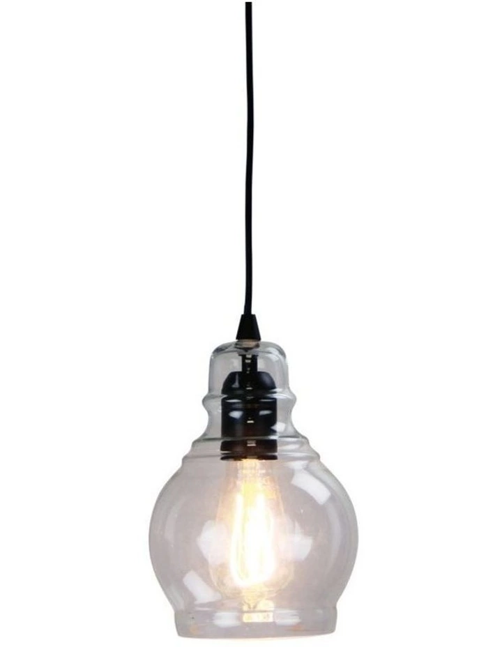 Oriel Lighting Auburn.3 Clear Glass Single Pendant 1 Oriel Lighting Auburn.3 Clear Glass Single Pendant