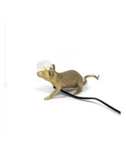 Seletti Mouse Lamp Lying - Gold Lop -Home Decor Shop 807656410 5 720x928