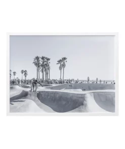 Urban Road Air Walk Print White Frame