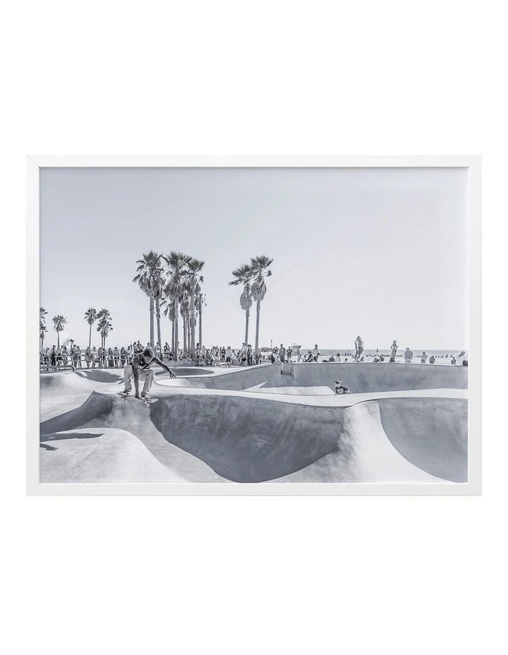 Urban Road Air Walk Print White Frame 1 Urban Road Air Walk Print White Frame