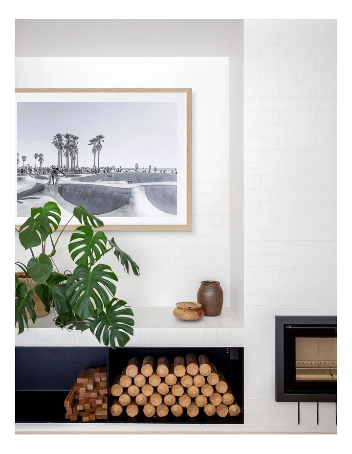 Urban Road Air Walk Print White Frame 2 Urban Road Air Walk Print White Frame - Image 2