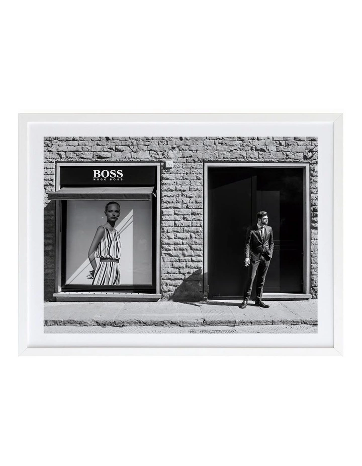 Urban Road Boss Print White Frame 1 Urban Road Boss Print White Frame