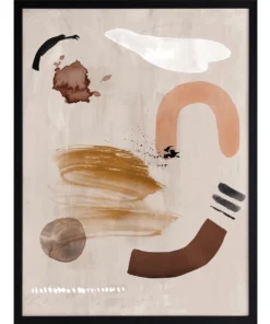 Urban Road Dig Site II Print Black Frame