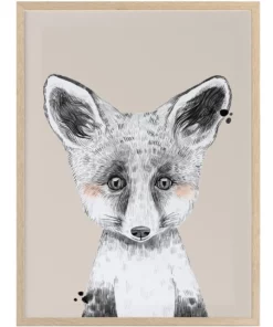 Urban Road Fox In Socks Oak Frame