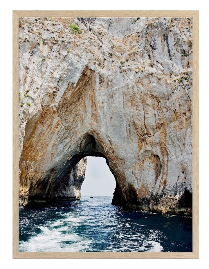 Urban Road Grotto Print Oak Frame 1 Urban Road Grotto Print Oak Frame