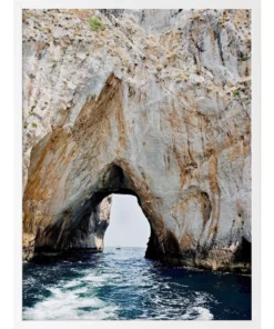 Urban Road Grotto Print White Frame