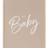 Urban Road Hey Baby Print Oak Frame
