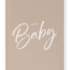 Urban Road Hey Baby Print White Frame