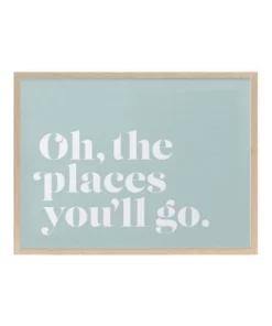 Urban Road Oh The Places Oak Frame