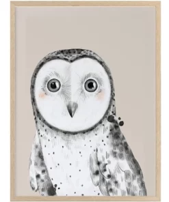 Urban Road Owl Always Love You Oak Frame