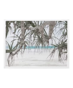 Urban Road Pandanus II Print White Frame