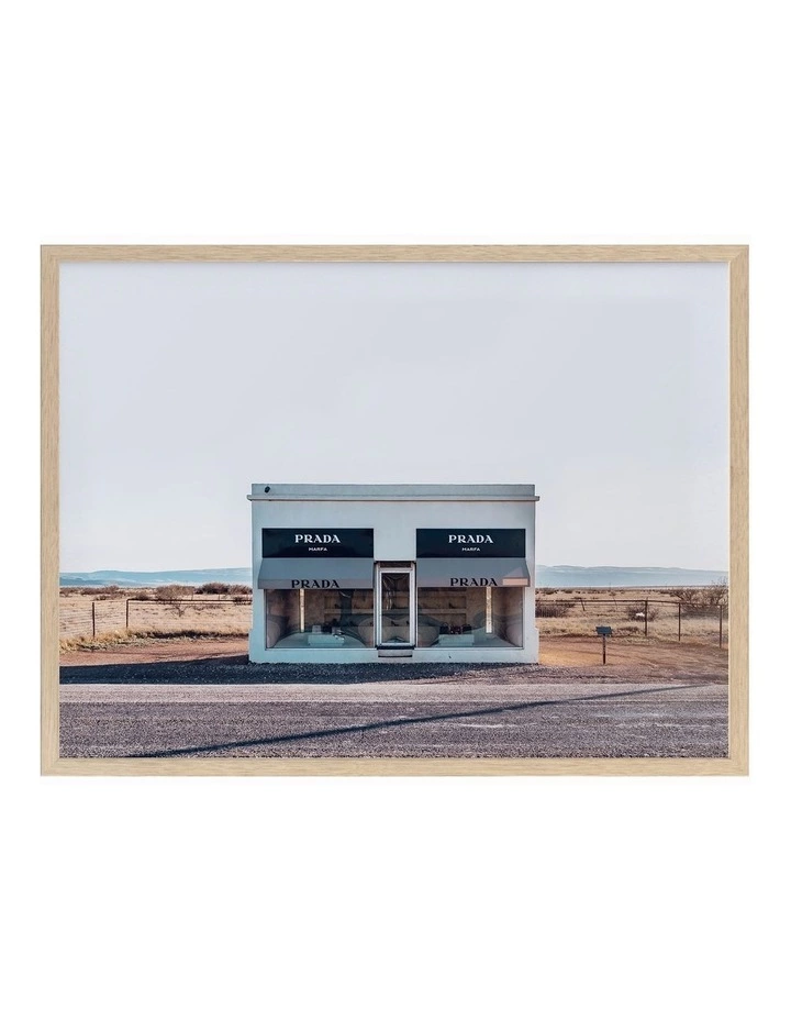 Urban Road Prada Print Oak Frame 1 Urban Road Prada Print Oak Frame